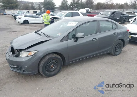 2013 Honda Civic Lx из США, поврежденный, VIN 19XFB2F53DE290685